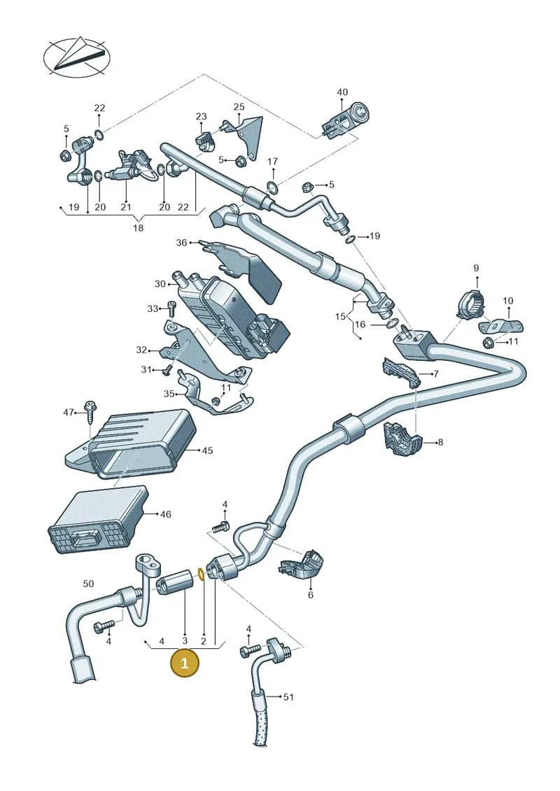 4KL816738G — Audi Q8 e-tron (2018-2025) diagram 586260850, position 1