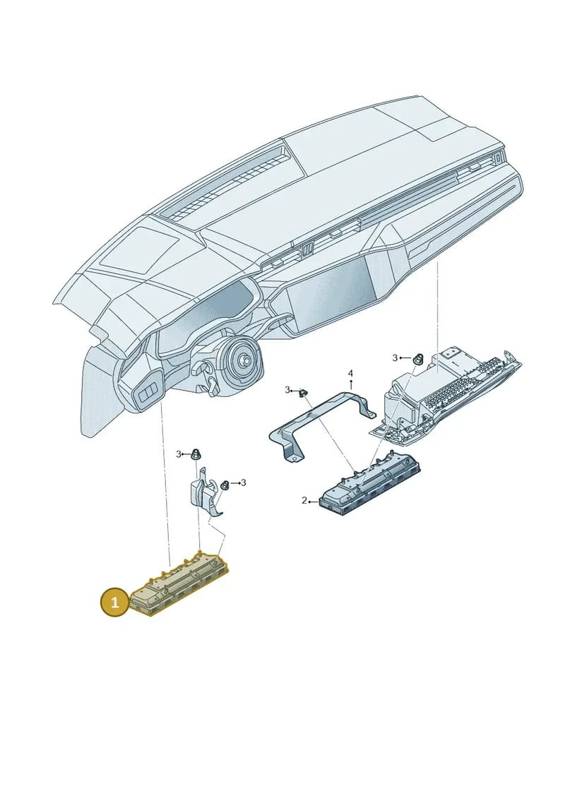 4KL880841D — Audi Q8 e-tron (2018-2025) diagram 435880300, position 1