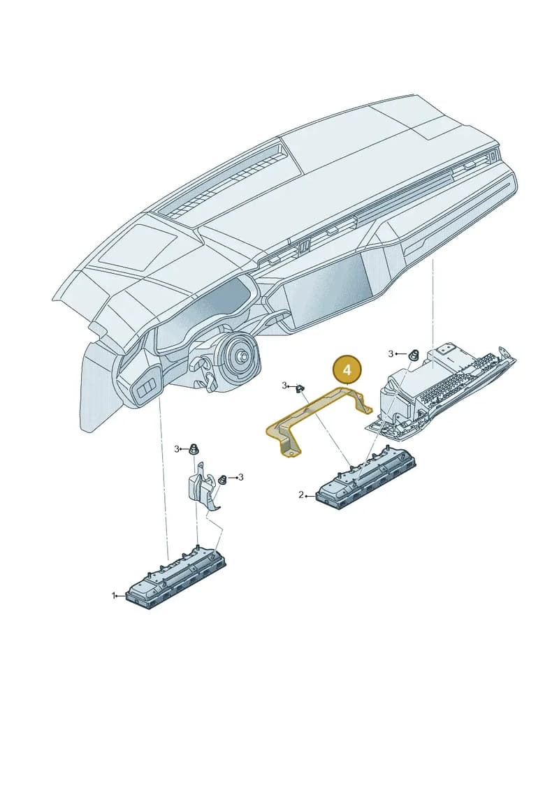 4KL880918 — Audi Q8 e-tron (2018-2025) diagram 435880300, position 4