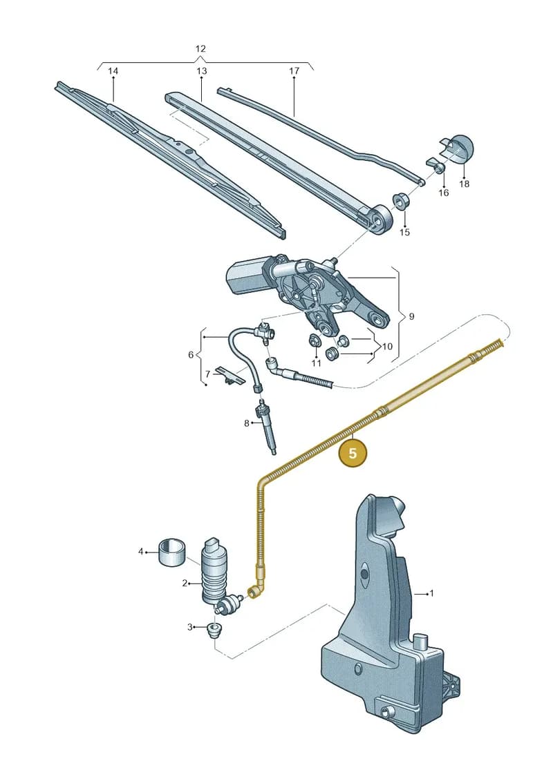 4KL955960 — Audi Q8 e-tron (2018-2025) diagram 586955020, position 5