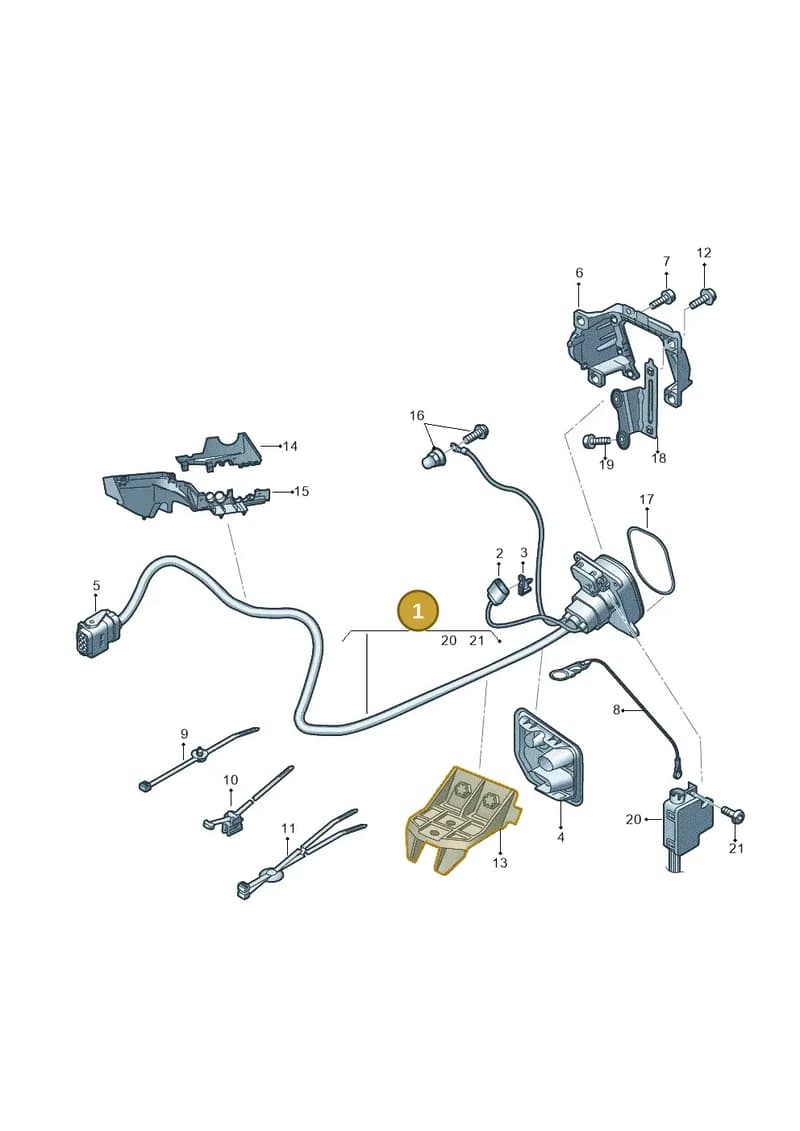 4KL971106P — Audi Q8 e-tron (2018-2025) diagram 586970130, position 1