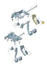 4KR723523B Audi Accelerator Pedal with Electronic Module