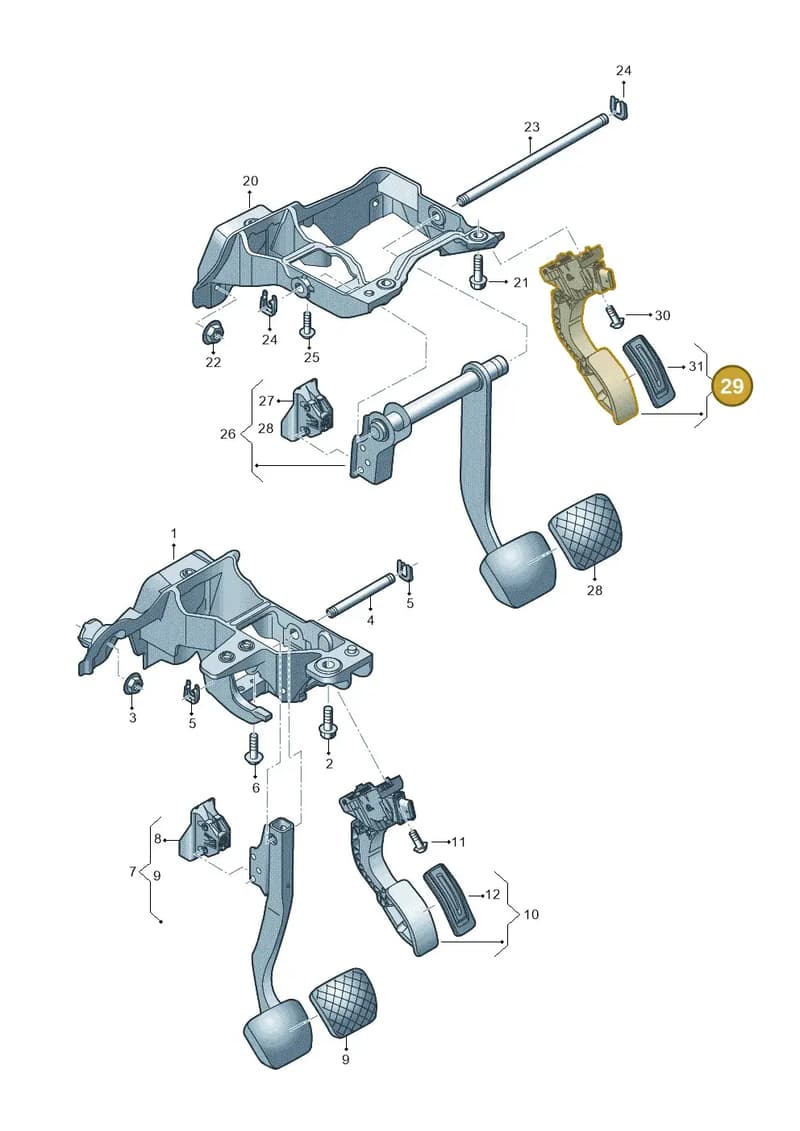 4KR723523 — Audi Q8 e-tron (2018-2025) diagram 586723250, position 29