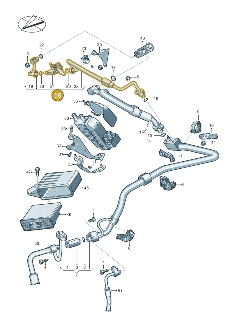 4KR816720D — Audi Q8 e-tron (2018-2025) diagram 586260850, position 18