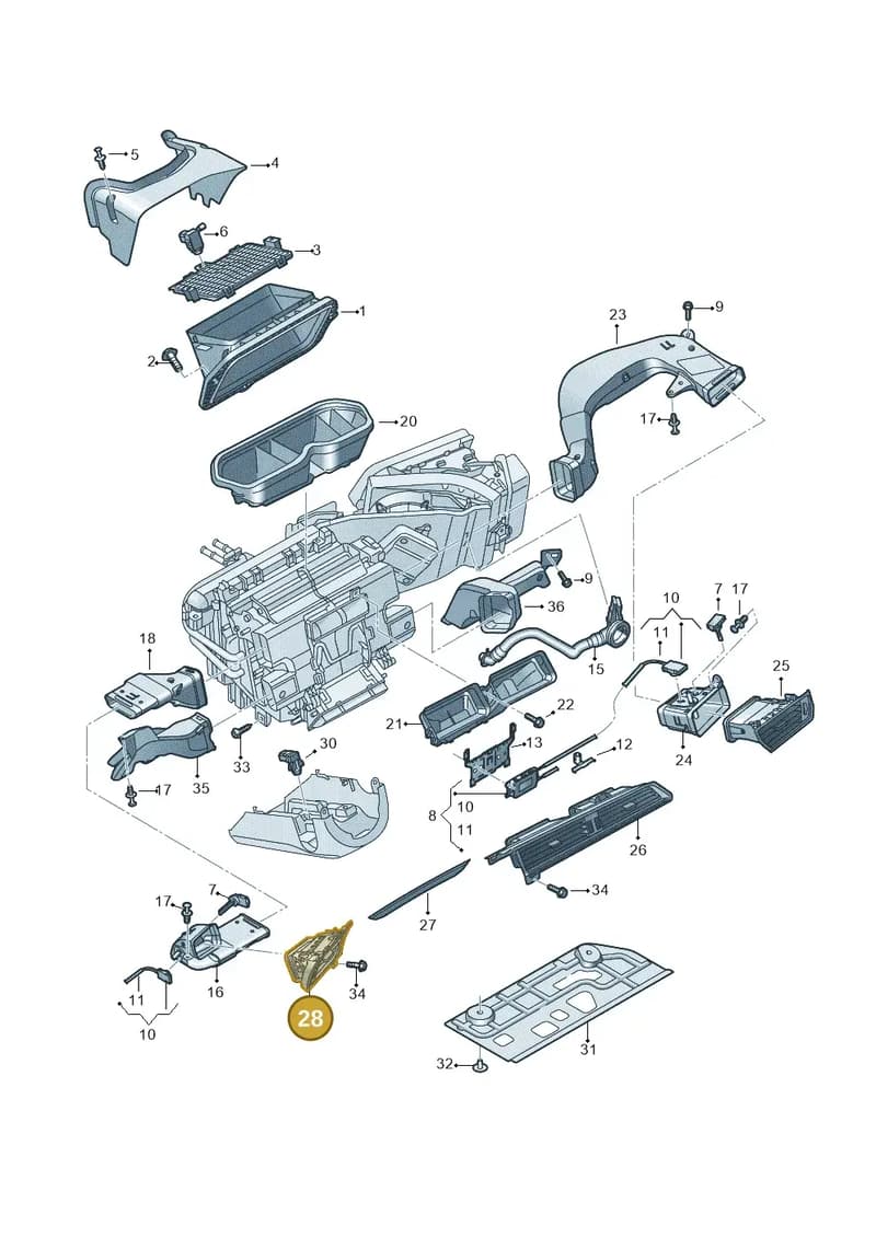 4KR820901E4PK — Audi Q8 e-tron (2018-2025) diagram 586819100, position 28