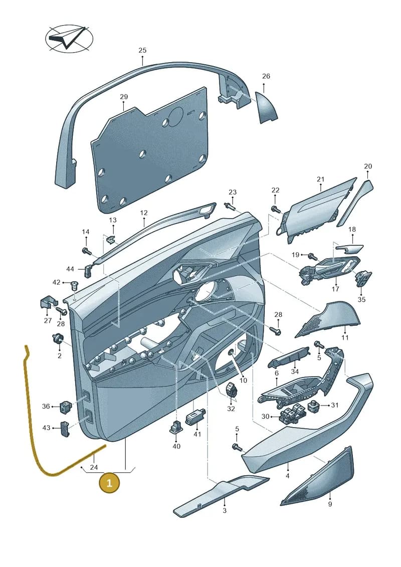 4KR867103ABWFA — Audi Q8 e-tron (2018-2025) diagram 586867000, position 1
