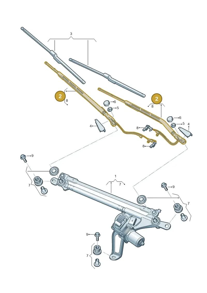 4KR955407A1P9 — Audi Q8 e-tron (2018-2025) diagram 838955050, position 2