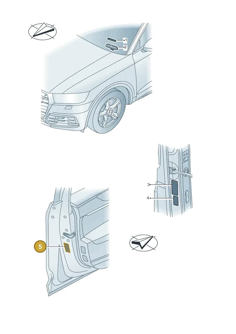 4L0000279B — Audi RS7 Sportback (2019-2025) diagram 435010200, position 5