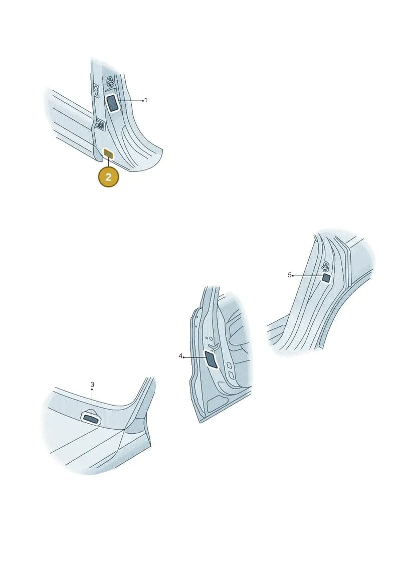 4L0000279P — Audi Q3 quattro (2011-2015) diagram 728010200, position 2