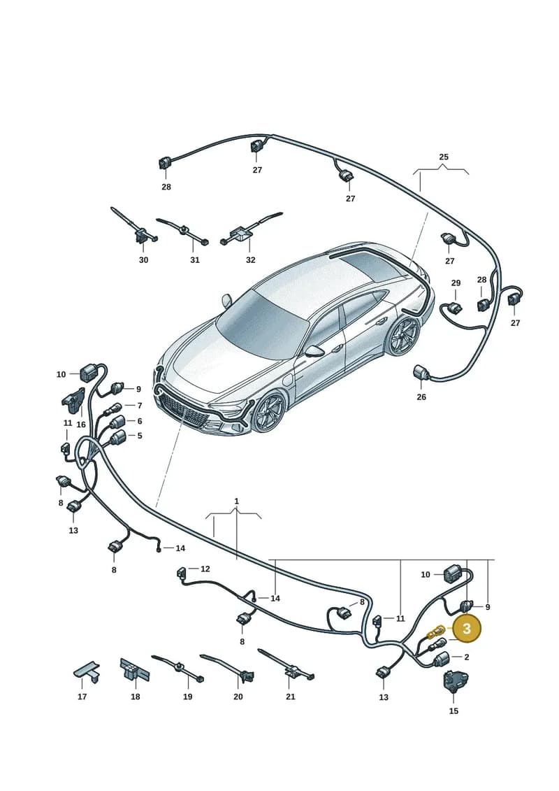 4L0035576A — Audi RS e-tron GT (2020-2025) diagram 4j1972700, position 3
