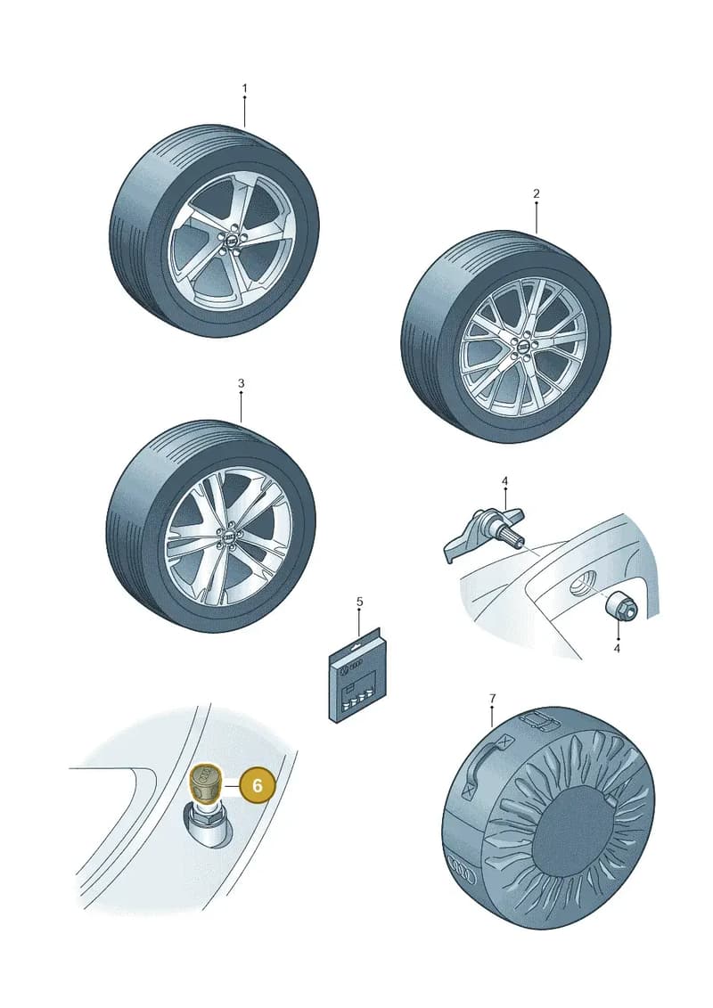4L0071215 — Audi Q8 (2018-2025) diagram 429073200, position 6
