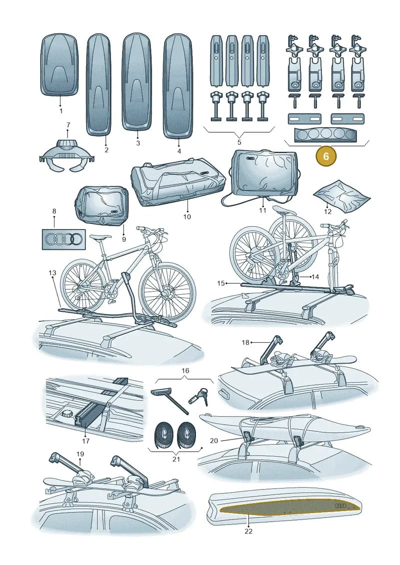 4L0071819B — Audi TT Coupe/Roadster (2002-2006) diagram 765071040, position 6