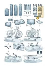 4L0071819B Audi 1 Set Attachment Parts