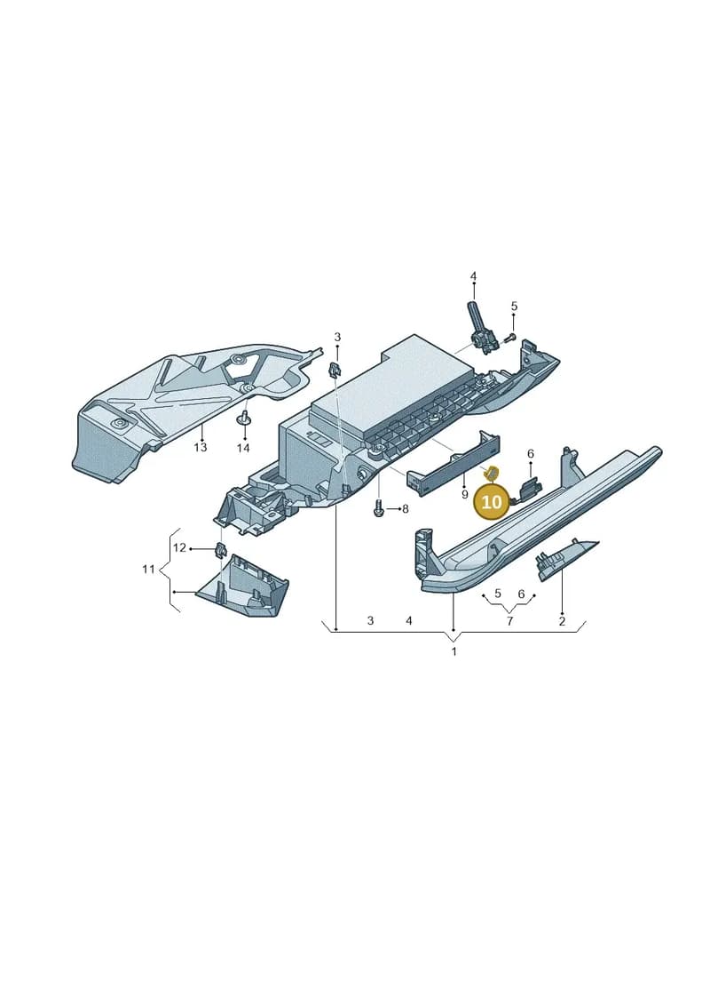 4L08581934PK — Audi Q8 (2018-2025) diagram 429857020, position 10