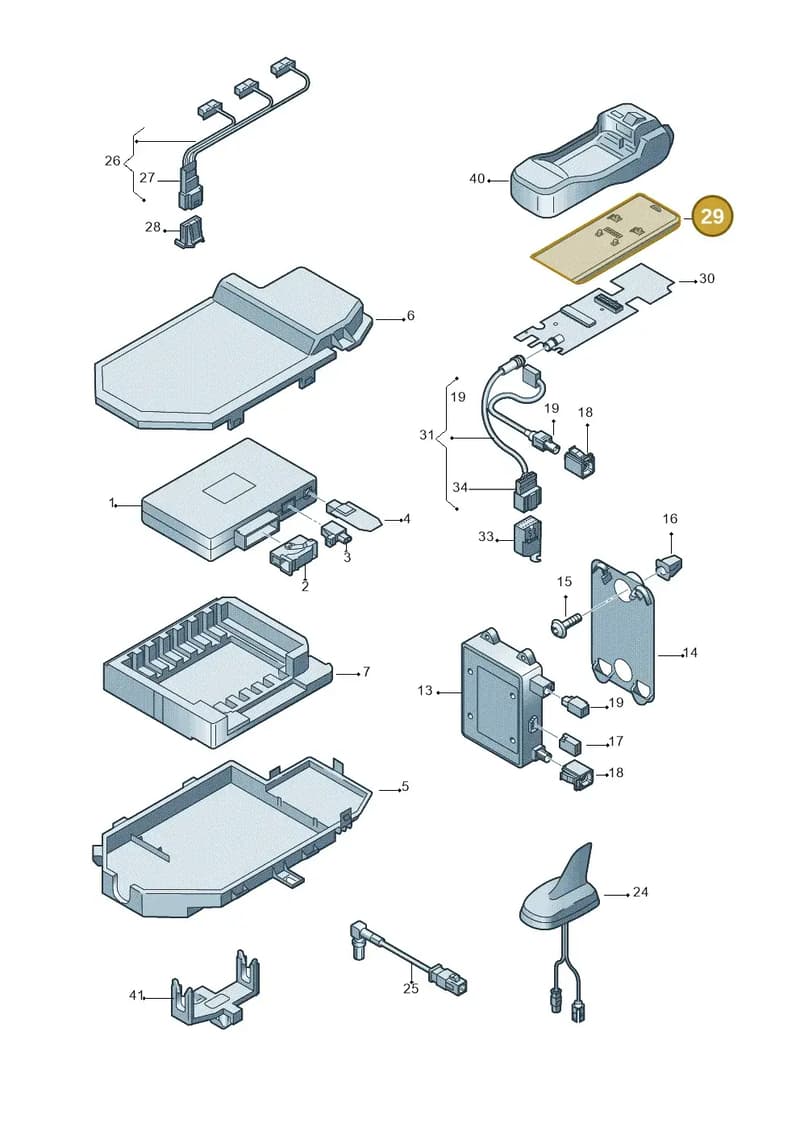 4L08629616PS — Audi A6 2.7 TDI (2008-2011) diagram 448035550, position 29