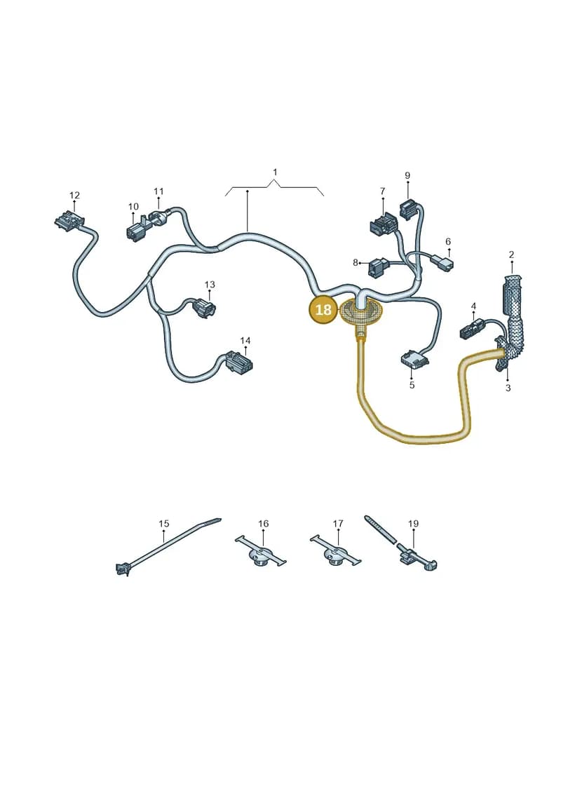 4L0971841P — Audi Q4 Sportback (2021-2025) diagram 89a972300, position 18