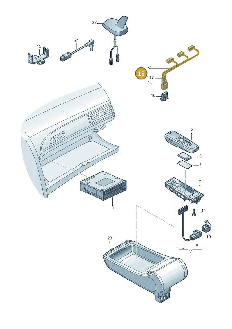4L1035711J — Audi A6 2.7 TDI (2008-2011) diagram 648035500, position 16