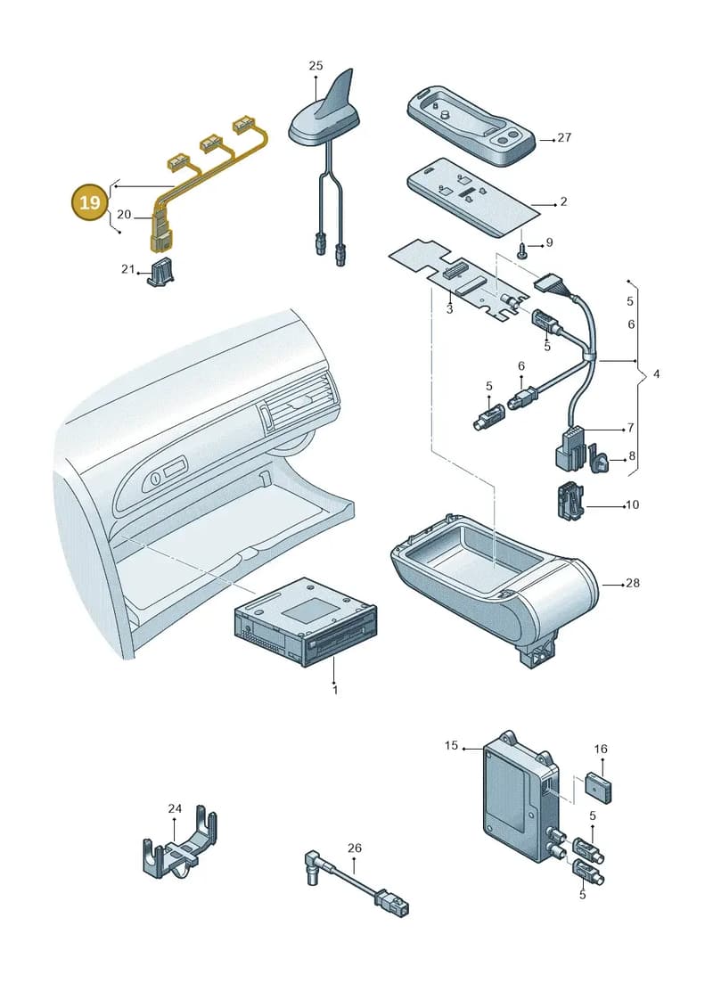4L1035711J — Audi A6 2.7 TDI (2008-2011) diagram 648035550, position 19