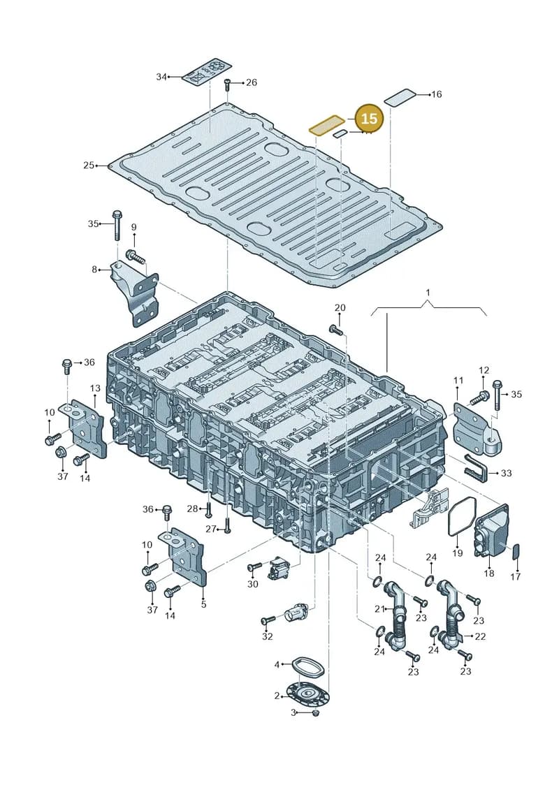4M0000101B — Audi Q8 (2018-2025) diagram 429915500, position 15