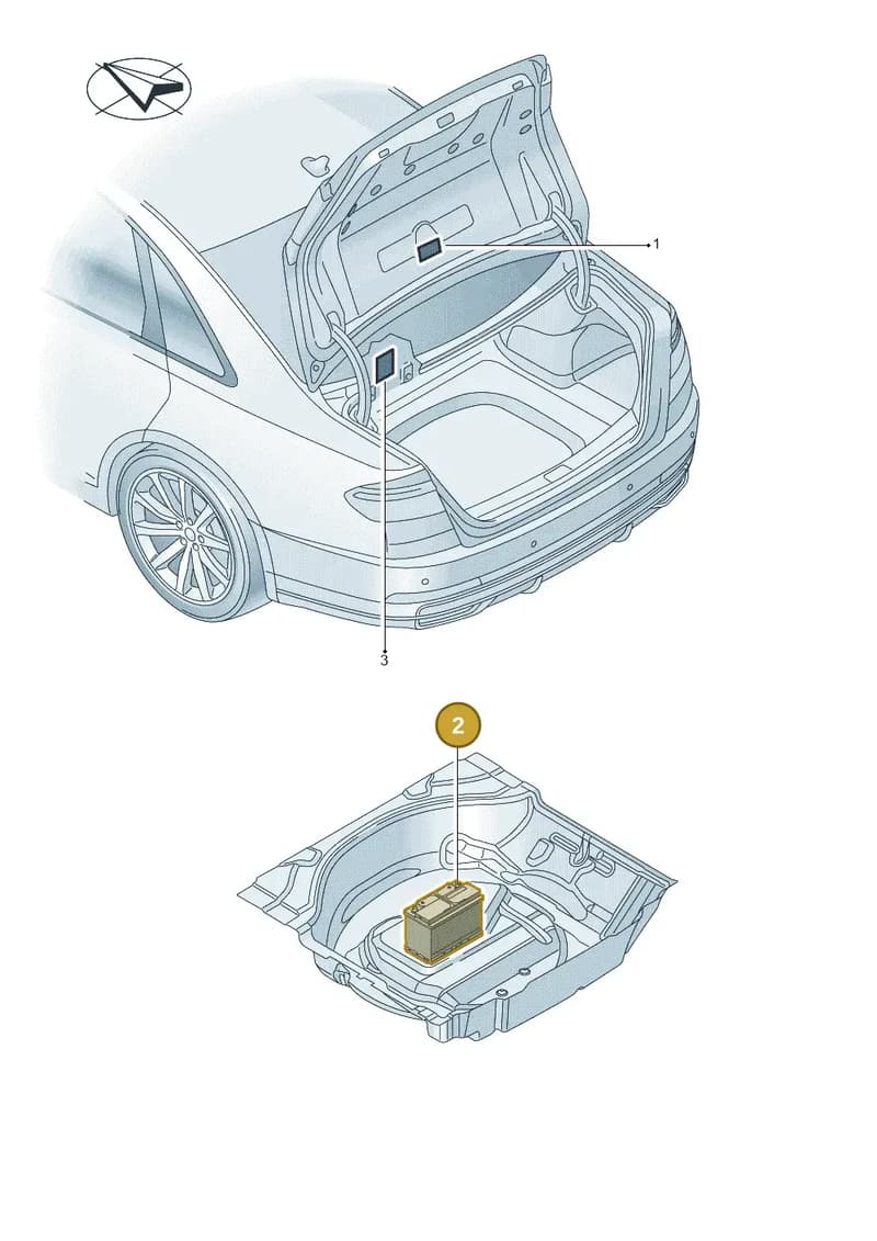 4M0010006 — Audi A8 (2017-2025) diagram 838010400, position 2