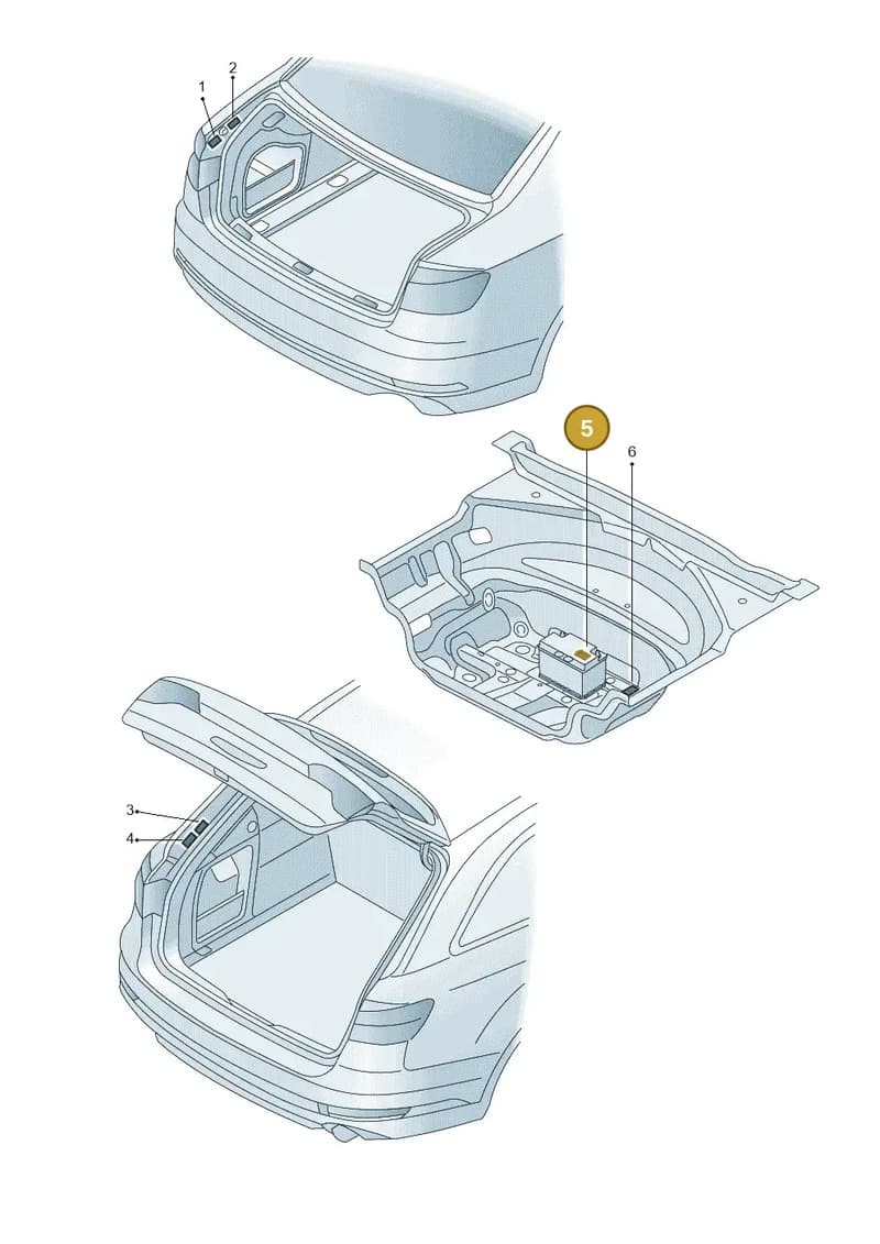 4M0010006 — Audi RS6 Avant (2019-2025) diagram 849010350, position 5