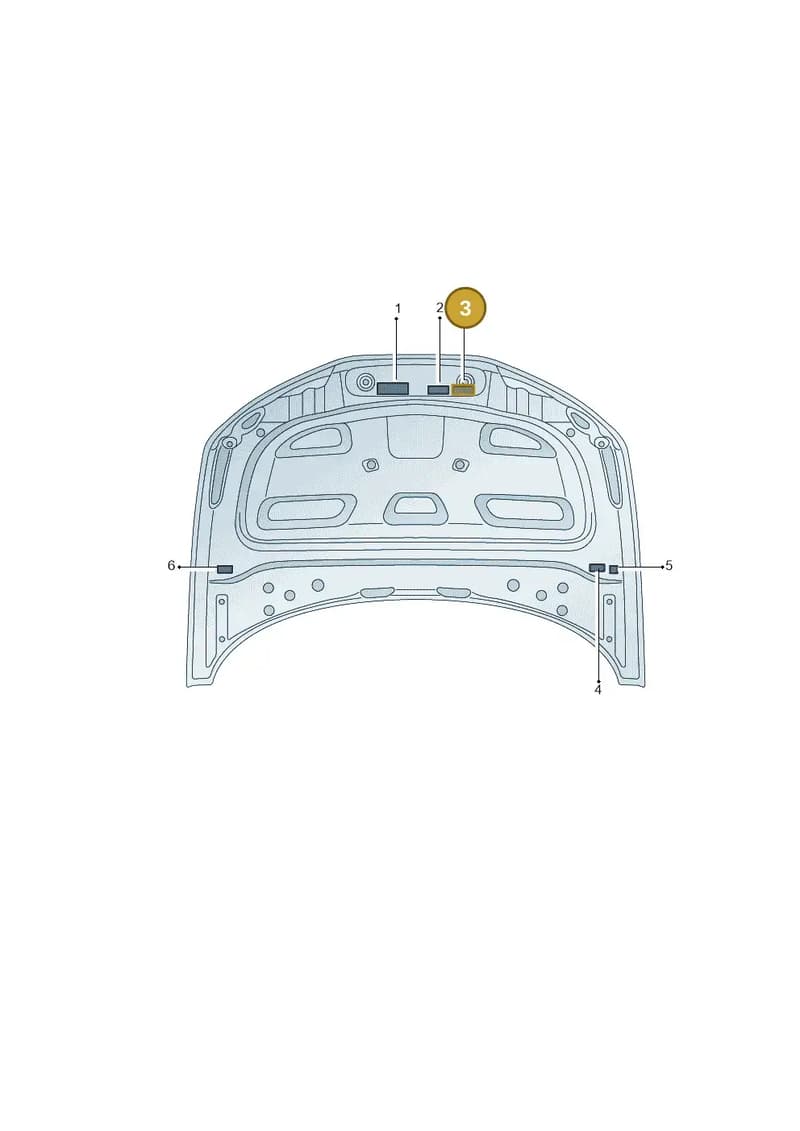 4M0010525E — Audi A7 Sportback (2018-2025) diagram 435010100, position 3