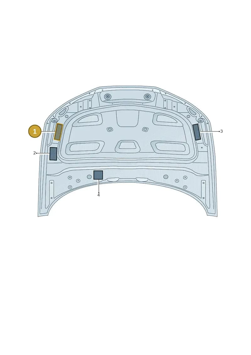 4M0010525E — Audi A5 Sportback (2016-2025) diagram 897010100, position 1
