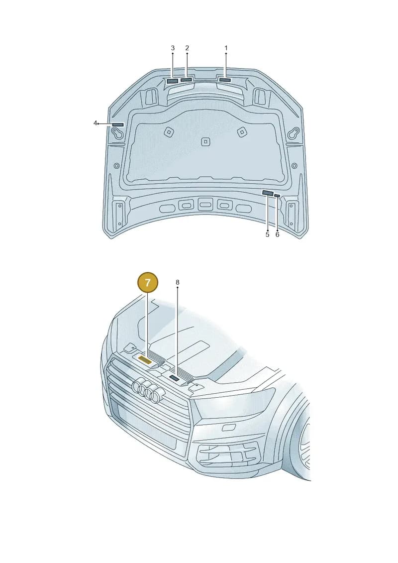 4M0010534A — Audi Q7 (2015-2025) diagram 859010100, position 7