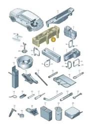 4M0012113D Audi Stowage Compartment