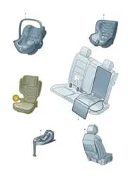 4M0019904AEUR Audi I-Size Audi Junior Seat (EuroNCAP Version EUR)