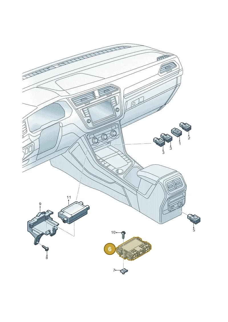 4M0035456A — Skoda Kodiaq (2016-2024) diagram 804035040, position 6