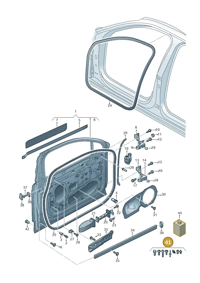4M0098619A — Audi Q7 (2015-2025) diagram 859831100, position 41