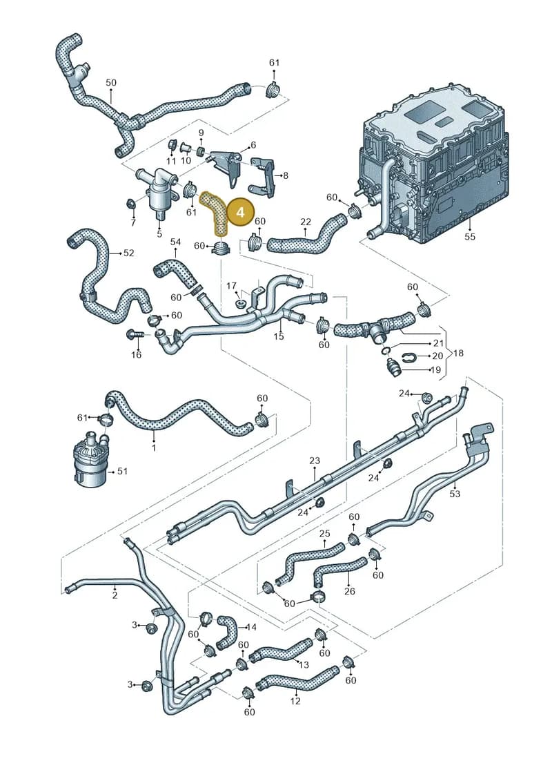 4M0121053E — Audi Q7 (2015-2025) diagram 859121520, position 4