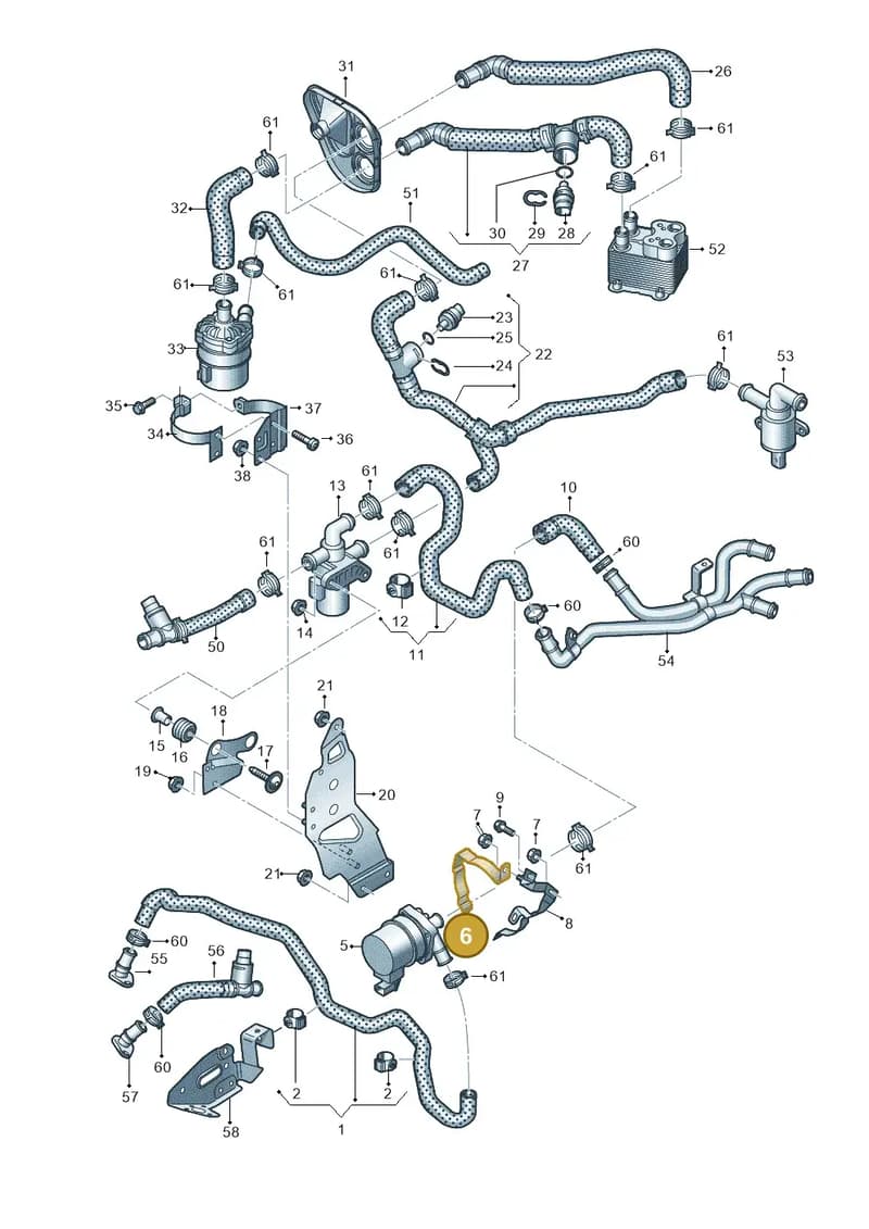 4M0121240N — Audi Q7 (2015-2025) diagram 859121160, position 6