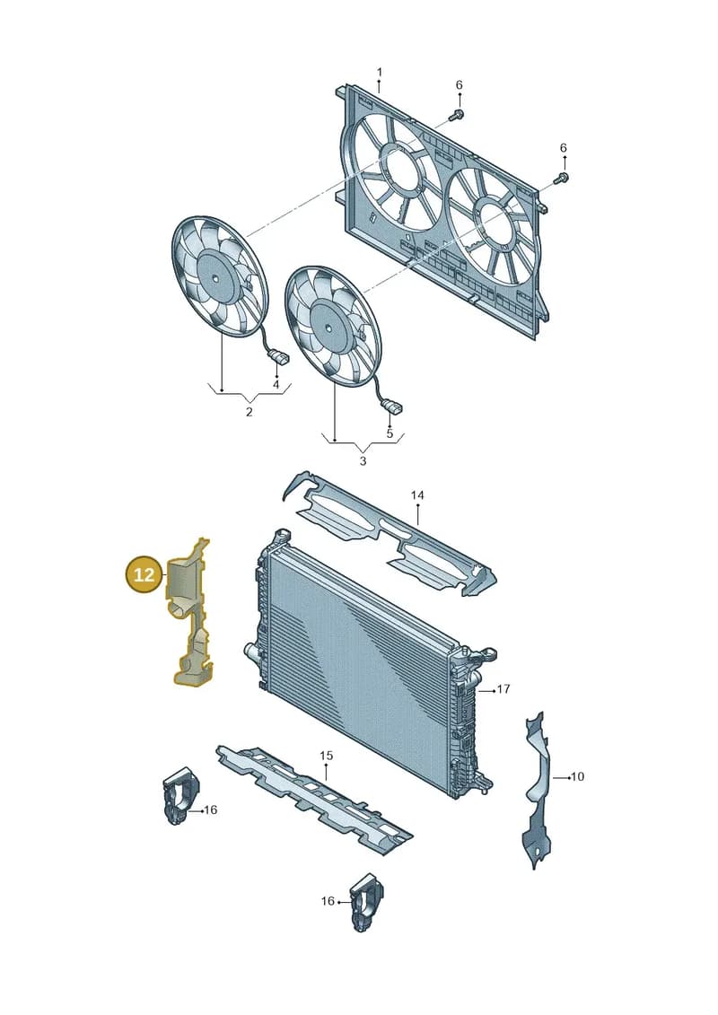 4M0121284DP — Audi Q7 (2015-2025) diagram 859121960, position 12