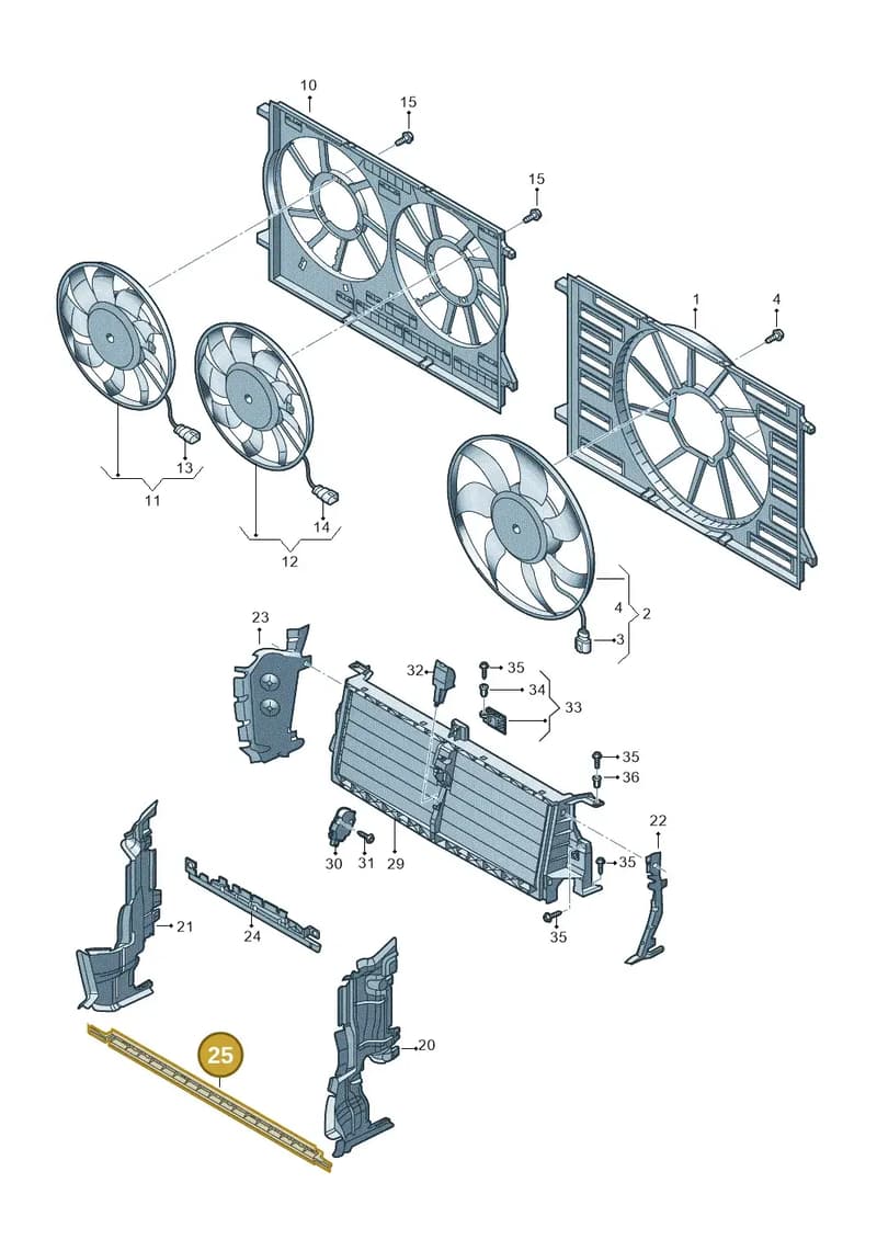 4M0121286E — Audi Q8 (2018-2025) diagram 429121900, position 25