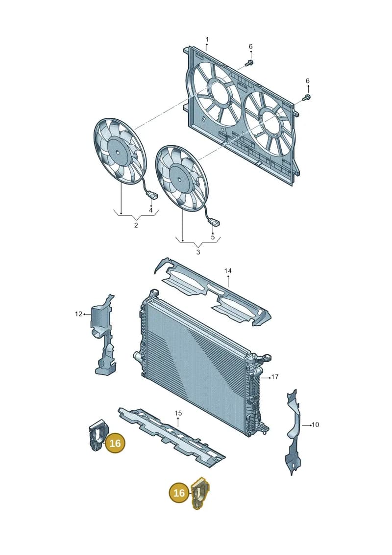 4M0121287C — Audi Q7 (2015-2025) diagram 859121960, position 16