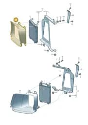 4M0121334E Audi Air Guide
