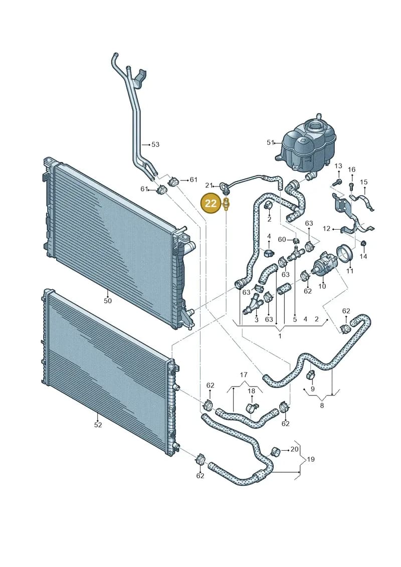 4M0121619 — Audi Q7 (2015-2025) diagram 859121430, position 22