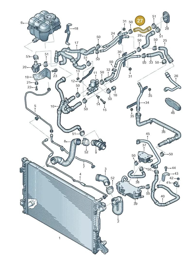 4M0122480L — Audi Q8 (2018-2025) diagram 859121142, position 27