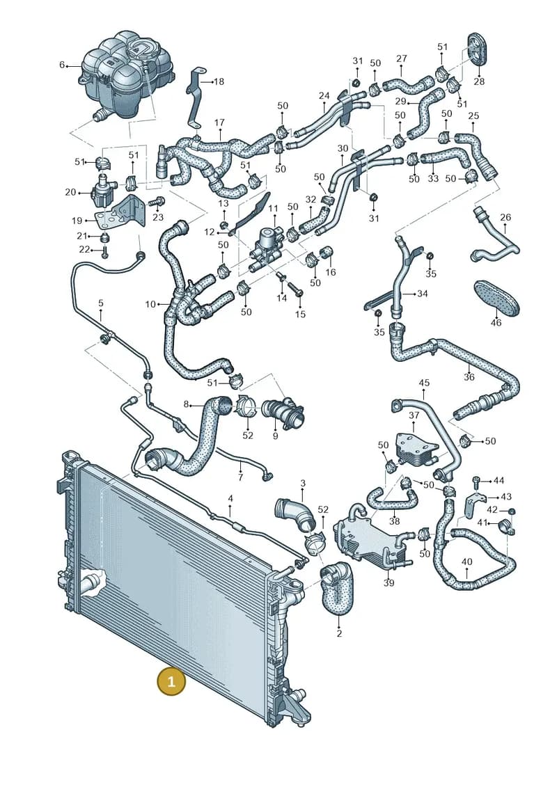 4M0122480S — Audi Q8 (2018-2025) diagram 859121142, position 1