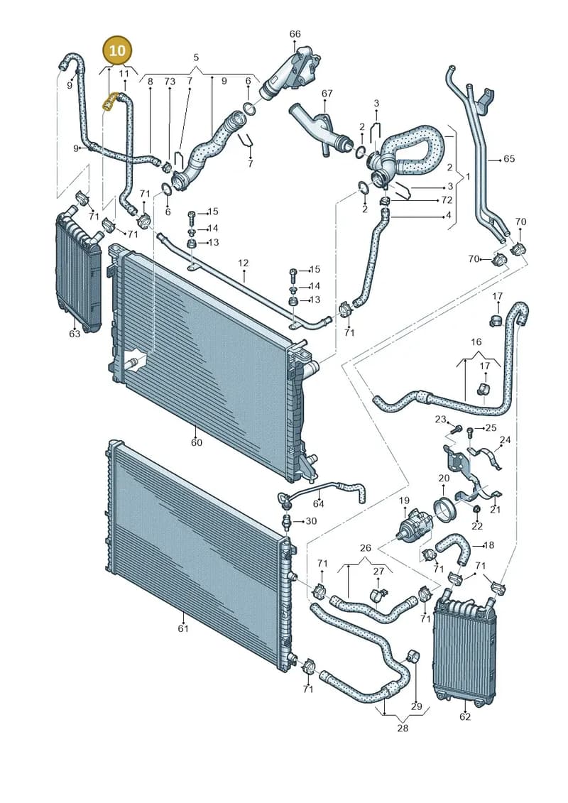 4M0122902H — Audi Q7 (2015-2025) diagram 859121420, position 10