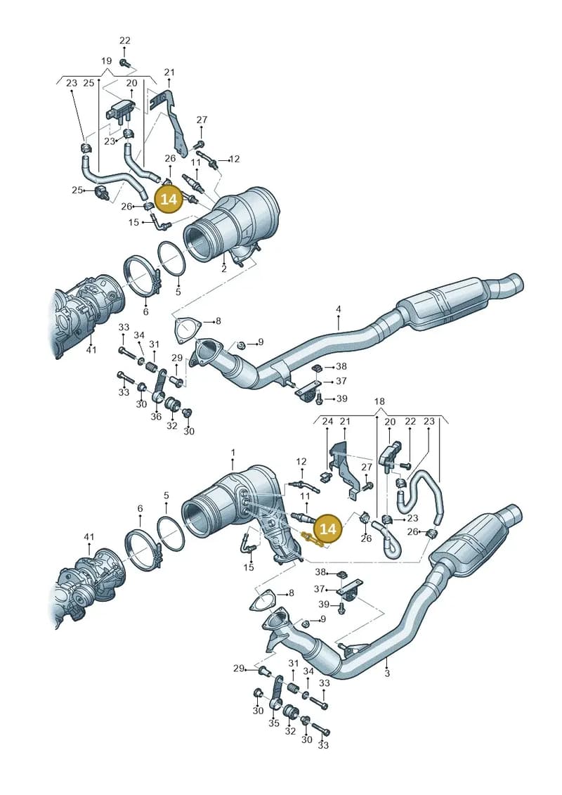 4M0131205AH — Audi RS Q8 (2019-2025) diagram 595253500, position 14