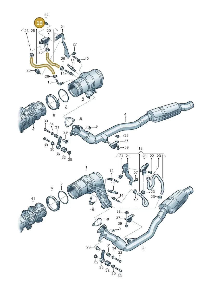 4M0131552AJ — Audi RS Q8 (2019-2025) diagram 595253500, position 19