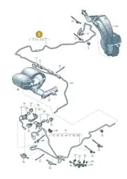 4M0131962J Audi Transfer Line for AdBlue