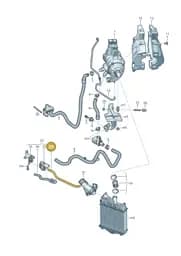 4M0133710 Audi Vacuum Pipe
