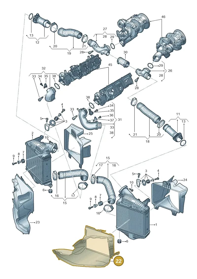 4M0145333H — Audi Q7 (2015-2025) diagram 595145060, position 22