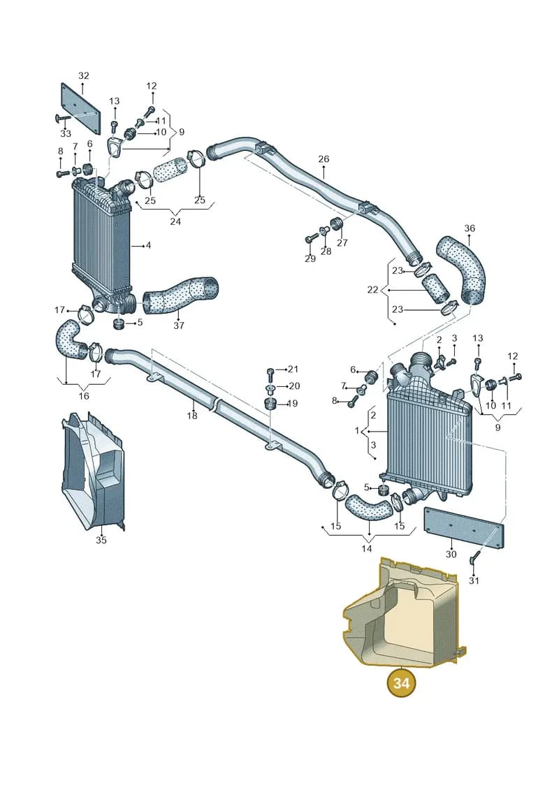 4M0145333R — Audi Q7 (2015-2025) diagram 439145010, position 34