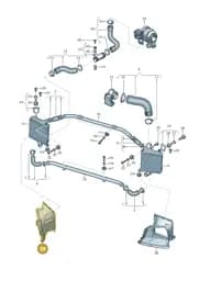 4M0145334B Audi Air Guide for Charge Air Cooler