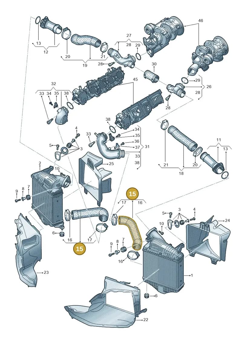 4M0145738AE — Audi RS Q8 (2019-2025) diagram 595145060, position 15
